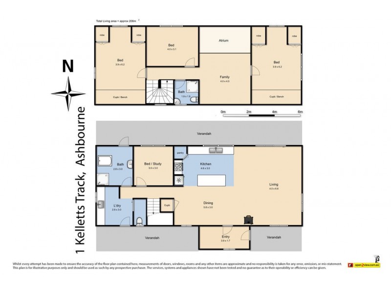 1 Kelletts Track, Ashbourne VIC 3442 Floorplan