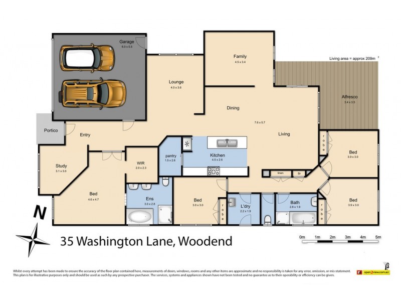35 Washington Lane, Woodend VIC 3442 Floorplan