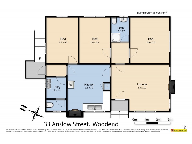 33 Anslow Street, Woodend VIC 3442 Floorplan