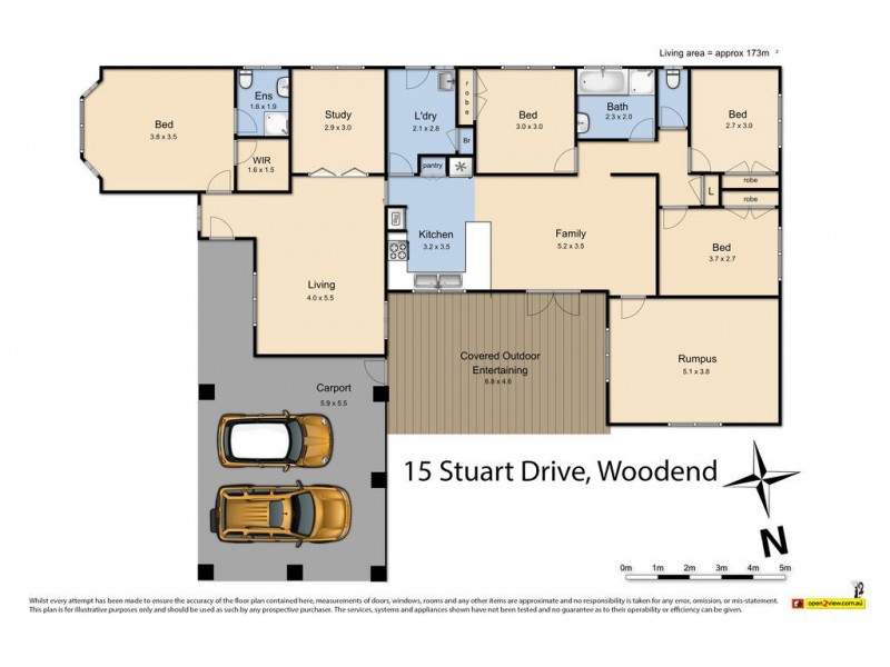 15 Stuart Drive, Woodend VIC 3442 Floorplan