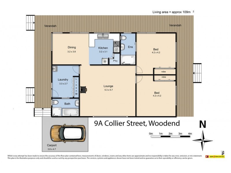 9A Collier Street, Woodend VIC 3442 Floorplan
