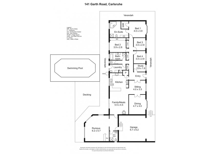141 GARTH RD, Carlsruhe VIC 3442 Floorplan