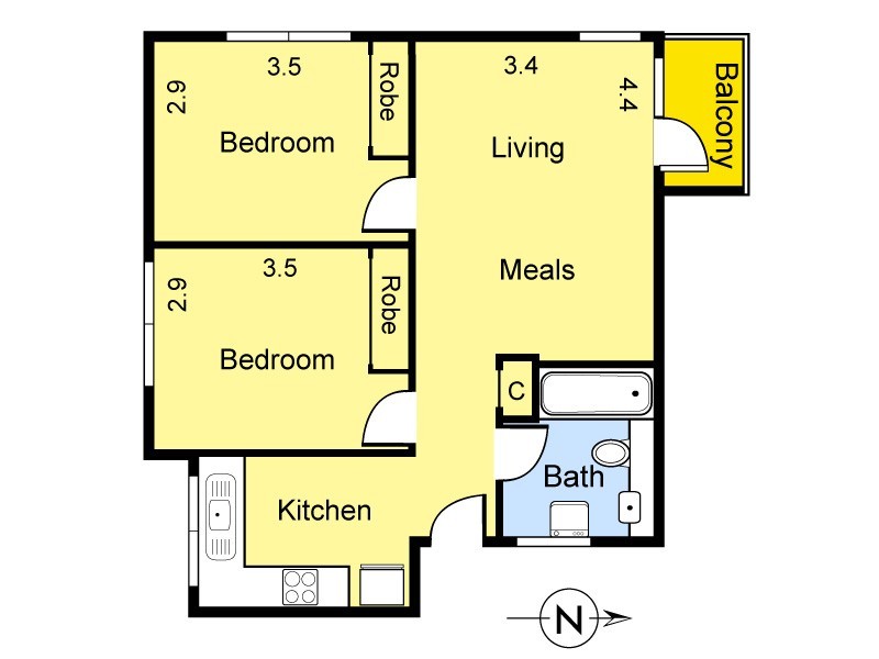 5/11 Broomfield Avenue, Alphington VIC 3078