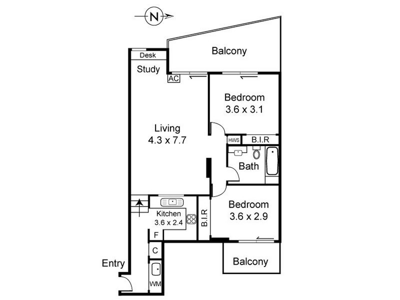 2/414 High Street, Northcote VIC 3070