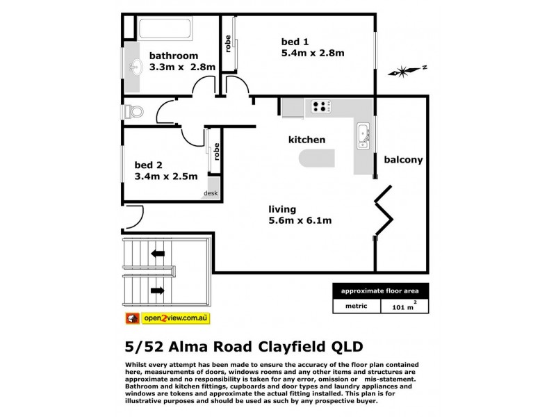 5/52 Alma Road, Clayfield QLD 4011