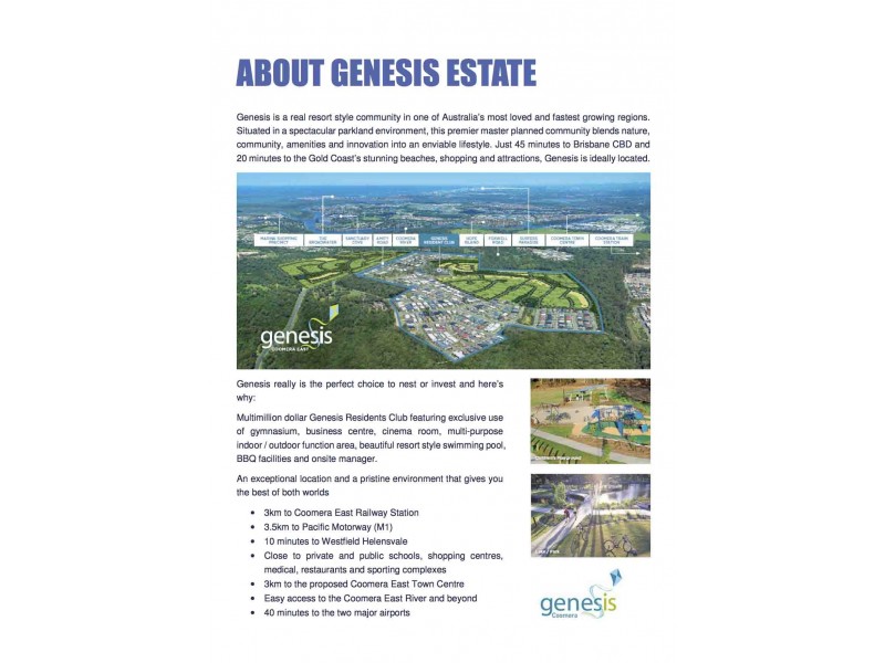 LOT 424 GENESIS, Coomera QLD 4209
