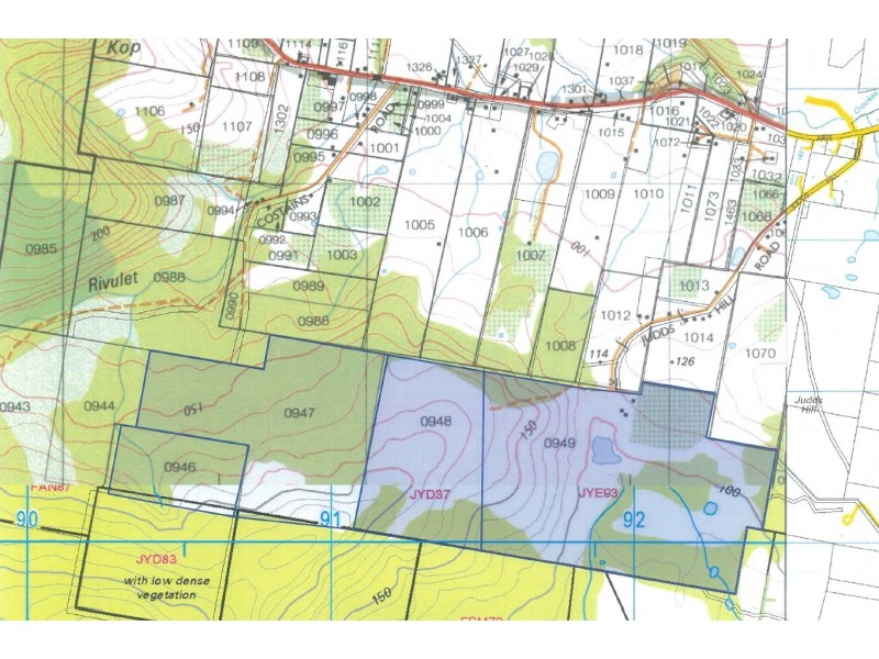 . Judds Hill Road and Costains Road, Geeveston TAS 7116