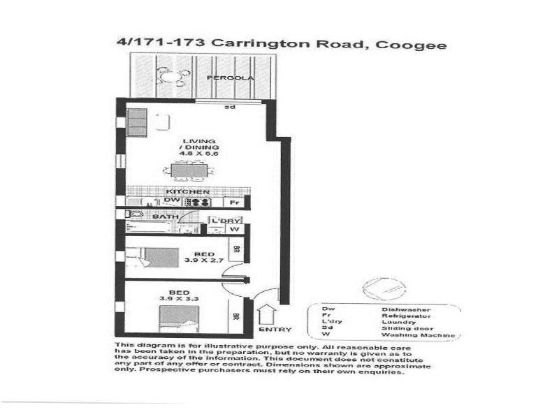 4/171 CARRINGTON ROAD, Coogee NSW 2034 Floorplan
