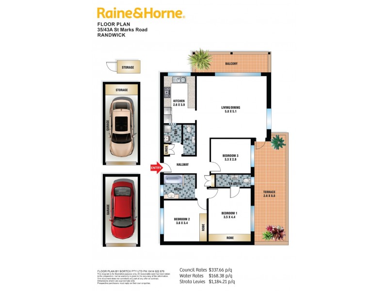 35/43A St Marks Road, Randwick NSW 2031 Floorplan