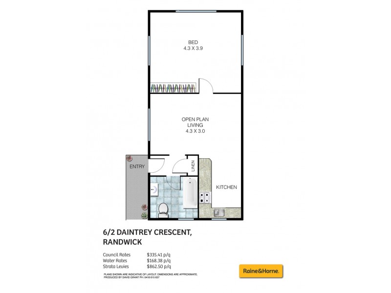 6/2 Daintrey Crescent, Randwick NSW 2031 Floorplan