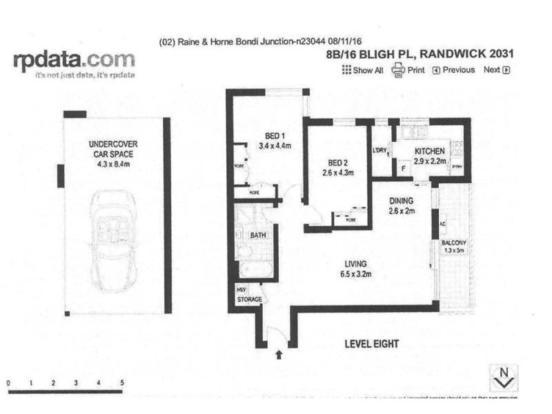 8B/16 BLIGH PLACE, Randwick NSW 2031 Floorplan