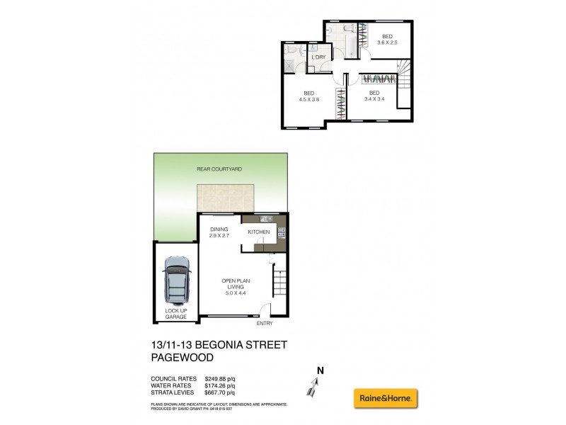 13/11-13 Begonia Street, Pagewood NSW 2035 Floorplan