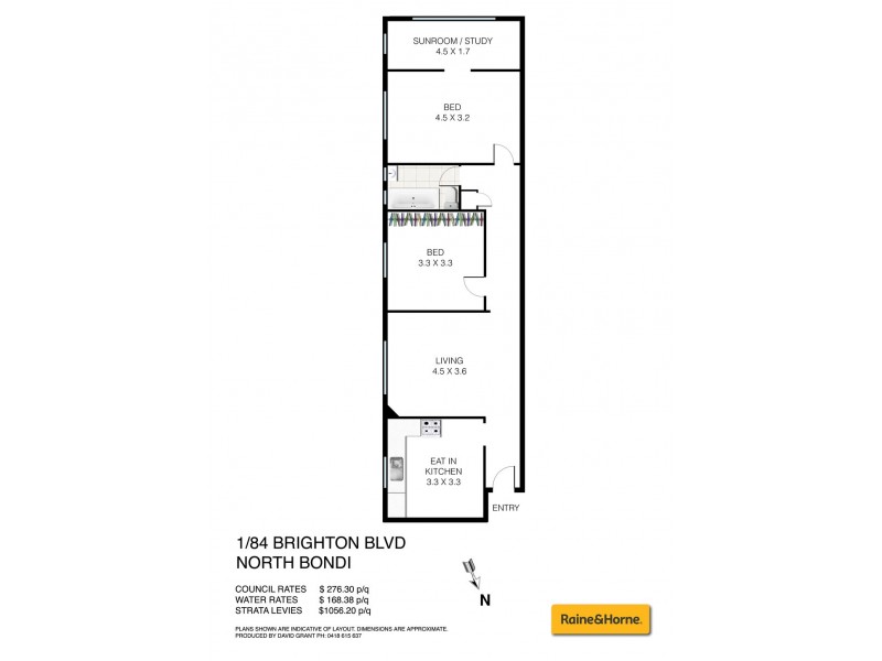 1/84 Brighton Boulevard, North Bondi NSW 2026 Floorplan