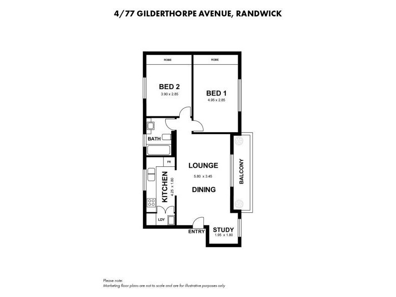 5/77 GILDERTHORPE AVENUE, Randwick NSW 2031 Floorplan