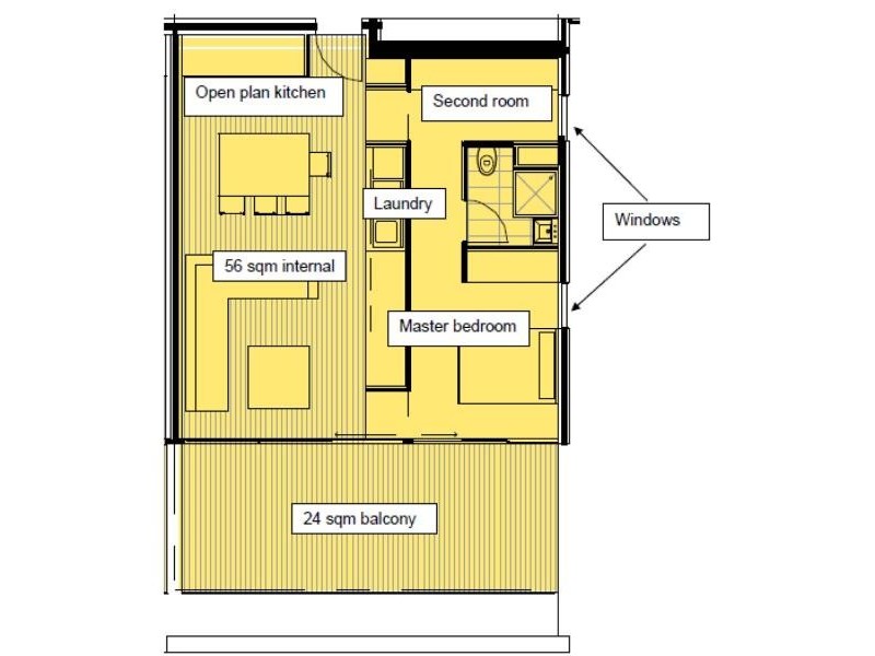 LEVEL 8 /88 ANZAC PARADE, Kensington NSW 2033 Floorplan