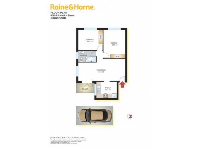 4/61-63 MEEKS STREET, Kingsford NSW 2032 Floorplan