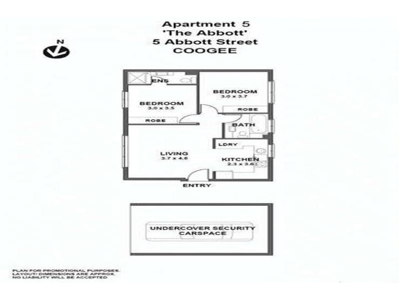 5/5 ABBOTT STREET, Coogee NSW 2034 Floorplan