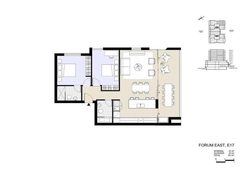 E609/310-330 OXFORD STREET, Bondi Junction NSW 2022 Floorplan