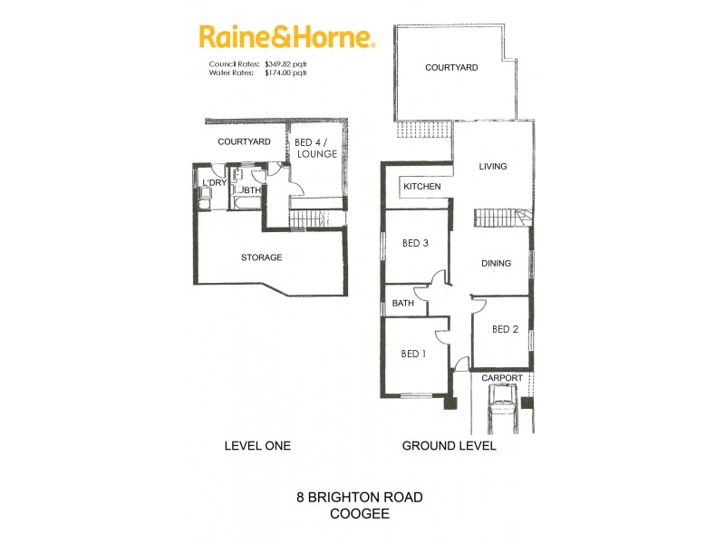 8 Brighton Road, Coogee NSW 2034 Floorplan
