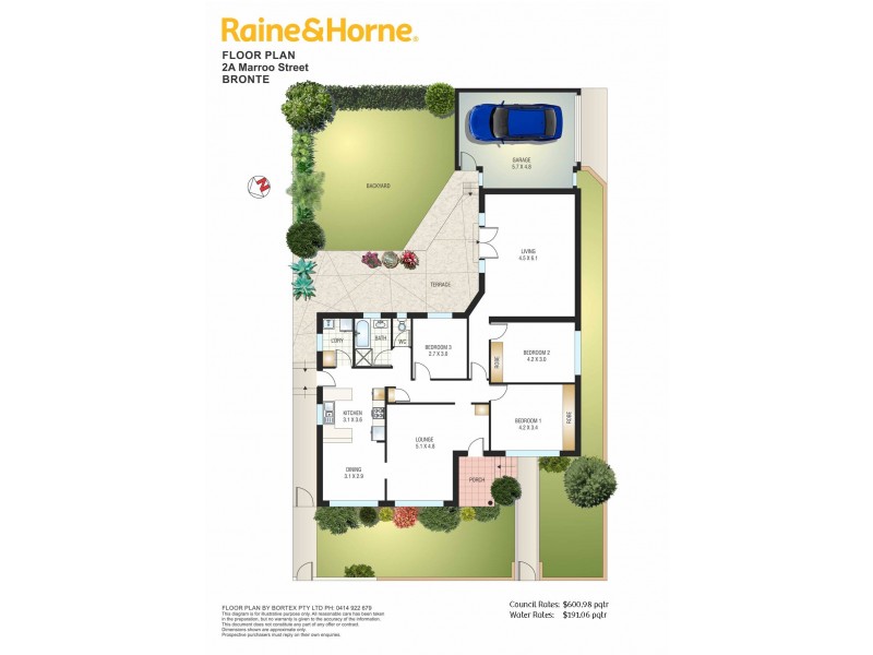 2A Marroo Street, Bronte NSW 2024 Floorplan