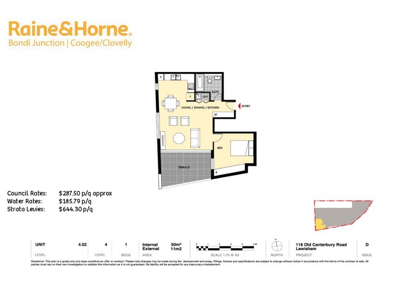4.02/118 Old Canterbury Road, Lewisham NSW 2049 Floorplan
