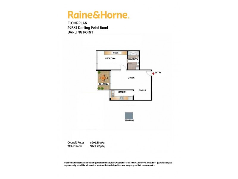 29B/3 Darling Point Road, Darling Point NSW 2027 Floorplan