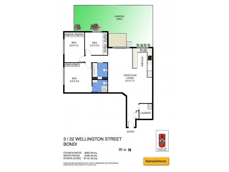 3/22 Wellington Street, Bondi NSW 2026 Floorplan