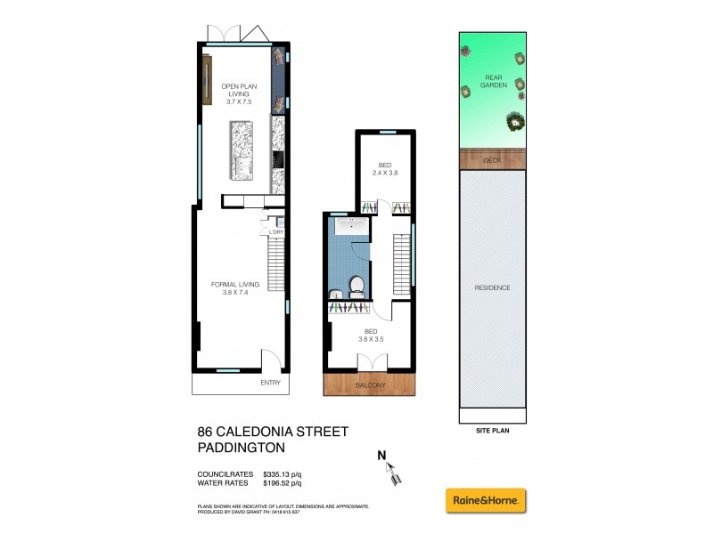 86 Caledonia Street, Paddington NSW 2021 Floorplan