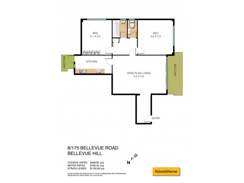 8/175 Bellevue Road, Bellevue Hill NSW 2023 Floorplan