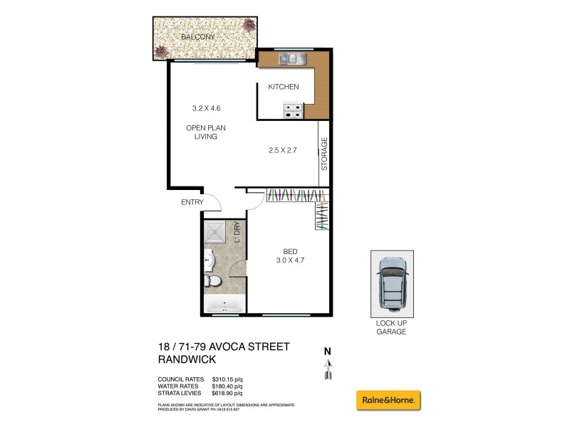 18/71-79 Avoca Street, Randwick NSW 2031 Floorplan