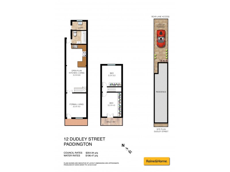 12 Dudley Street, Paddington NSW 2021 Floorplan