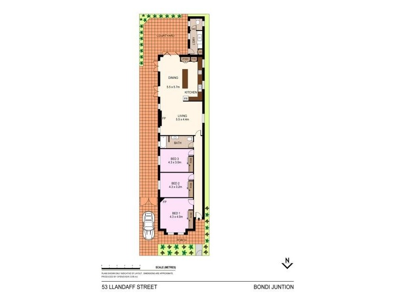 53 LLANDAFF STREET, Bondi Junction NSW 2022 Floorplan