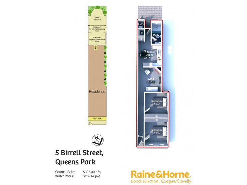 5 Birrell Street, Queens Park NSW 2022 Floorplan