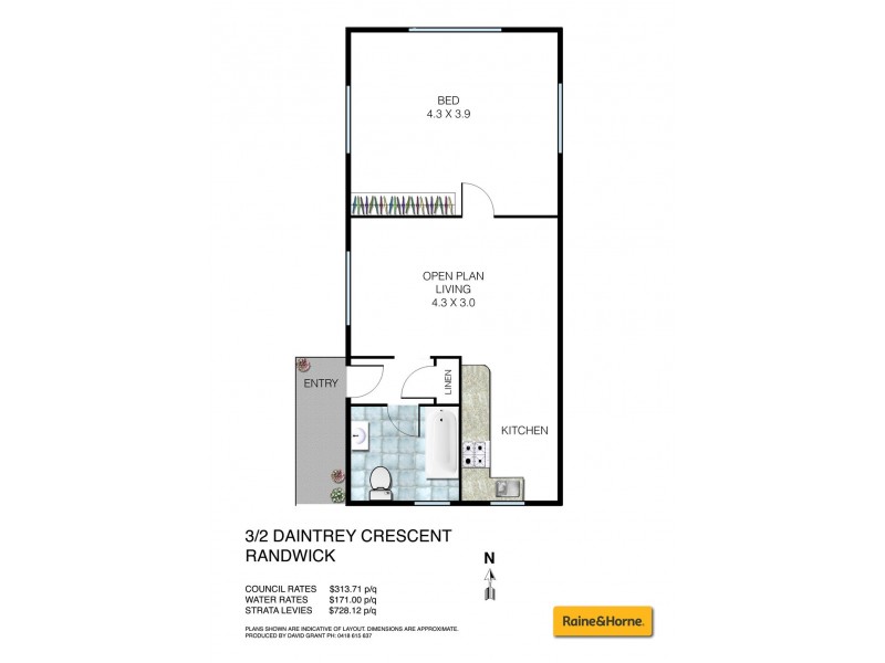 3/2 Daintrey Crescent, Randwick NSW 2031 Floorplan