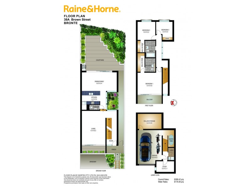 38A Brown Street, Bronte NSW 2024 Floorplan