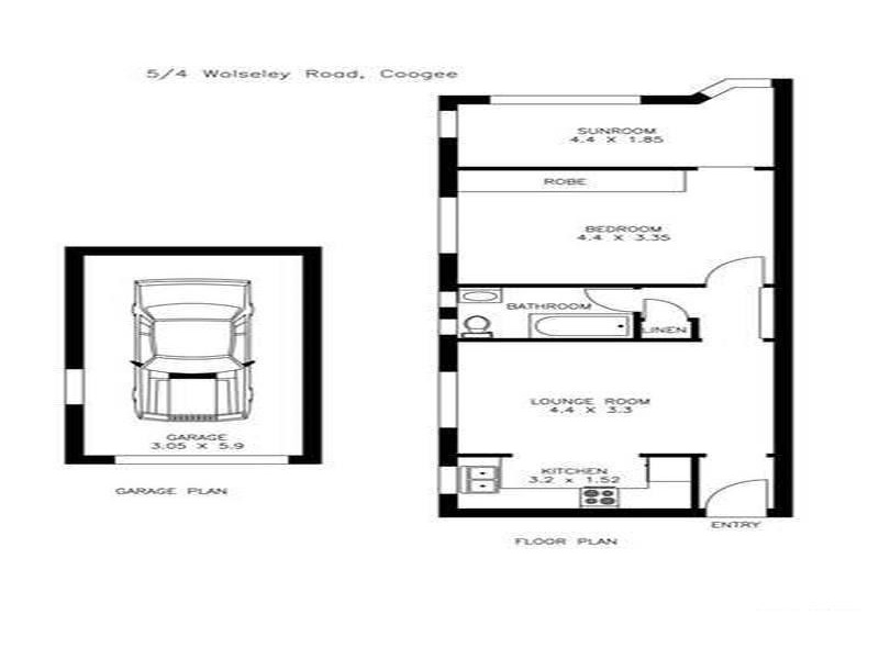 5/4 WOLSELEY ROAD, Coogee NSW 2034 Floorplan