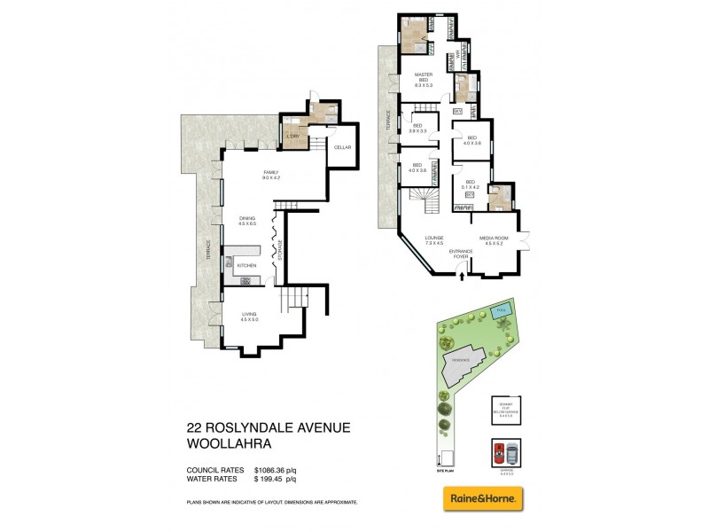 22 Roslyndale Avenue, Woollahra NSW 2025 Floorplan