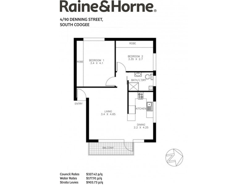 4/90 Denning Street, Coogee NSW 2034 Floorplan