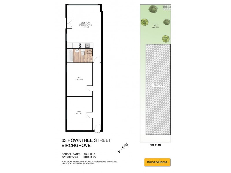 63 Rowntree Street, Birchgrove NSW 2041 Floorplan