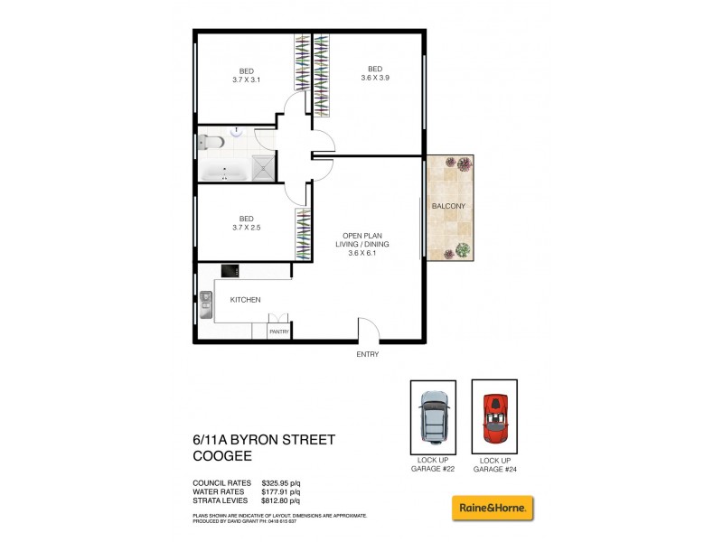 6/11A Byron Street, Coogee NSW 2034 Floorplan