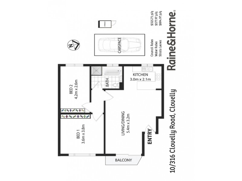 10/316 Clovelly Road, Clovelly NSW 2031 Floorplan