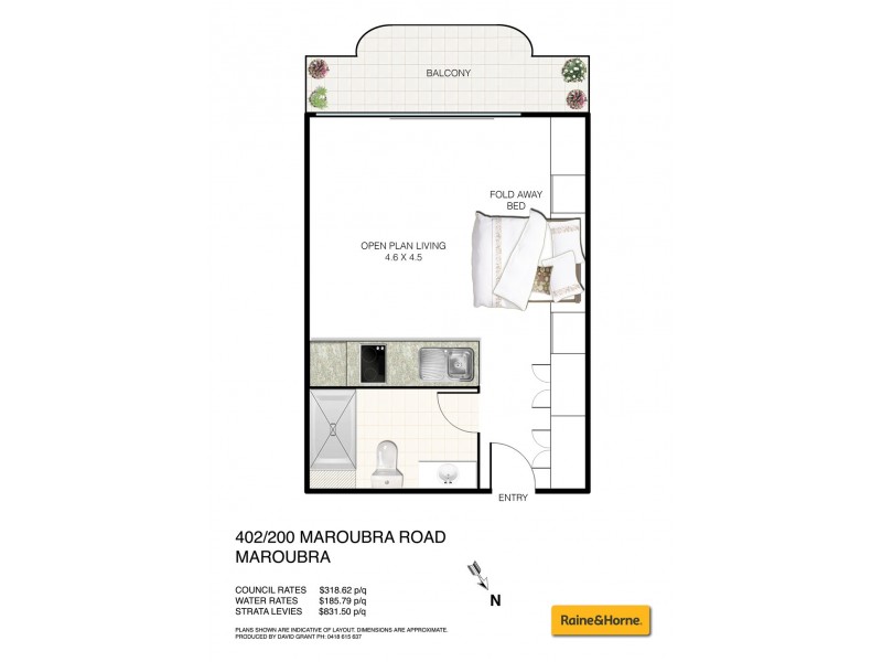 402/200 Maroubra Road, Maroubra NSW 2035 Floorplan