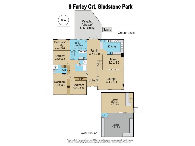 9 Farley Court, Gladstone Park VIC 3043 Floorplan
