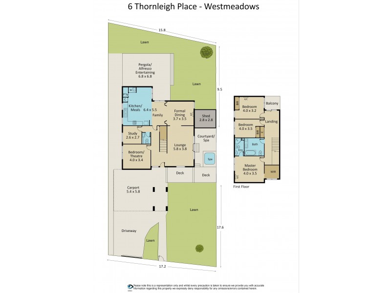 6 Thornleigh Place, Westmeadows VIC 3049 Floorplan