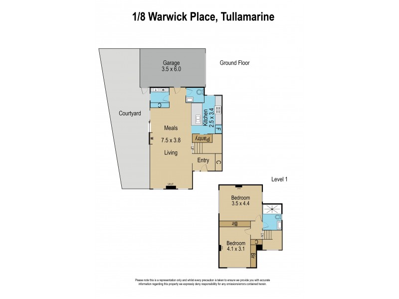 1/8 Warwick Place, Tullamarine VIC 3043 Floorplan