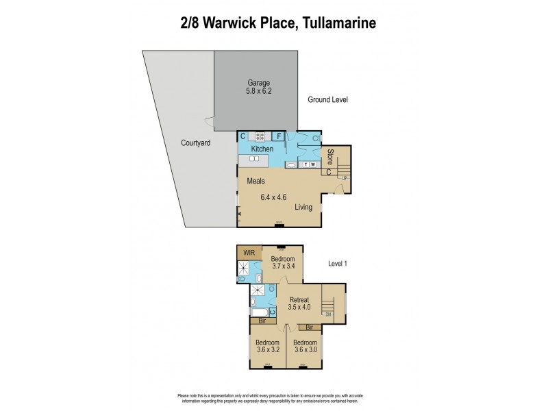2/8 Warwick Place, Tullamarine VIC 3043 Floorplan