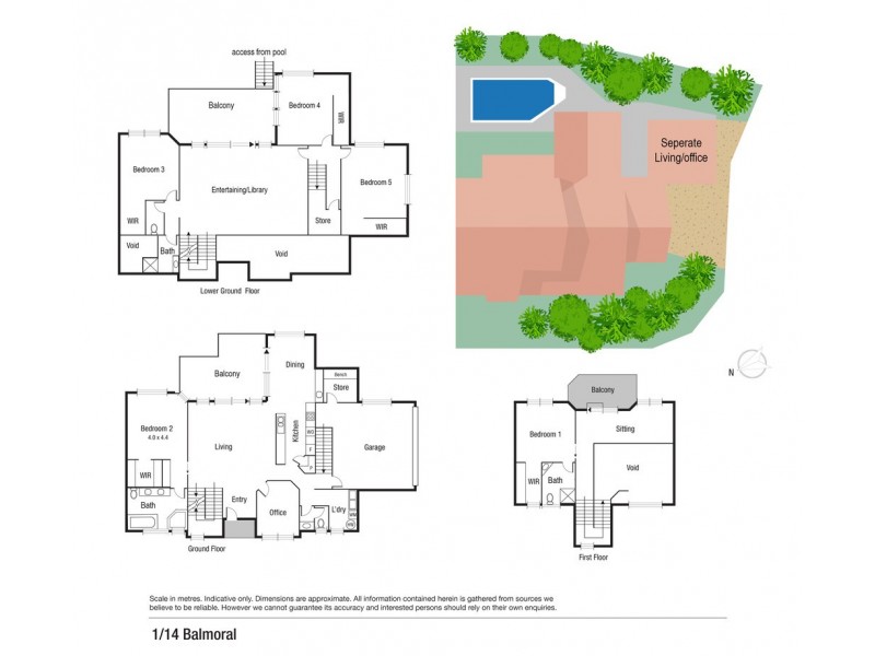 1/14 Balmoral Drive, Castle Hill QLD 4810 Floorplan