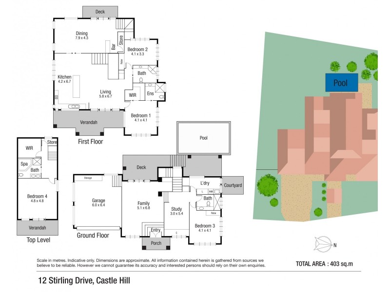12 Stirling Drive, Castle Hill QLD 4810 Floorplan