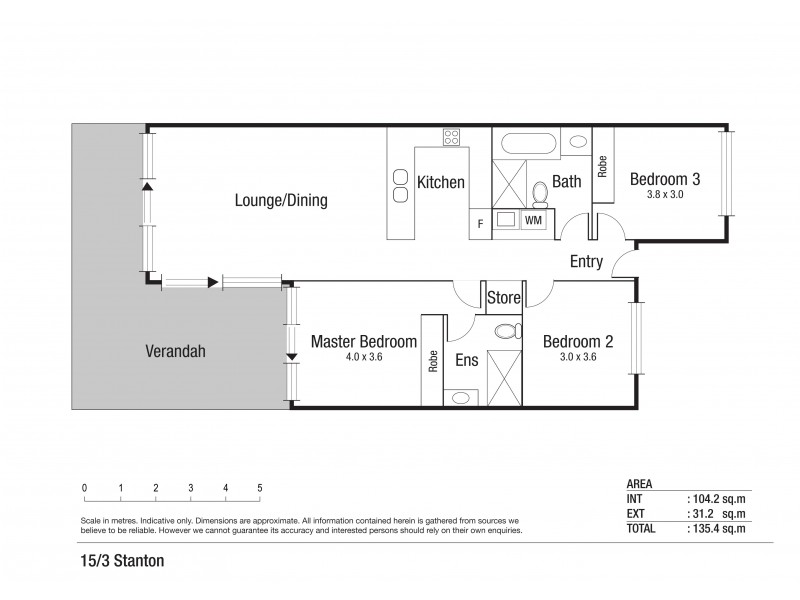 15/3 Stanton Terrace, Townsville City QLD 4810 Floorplan