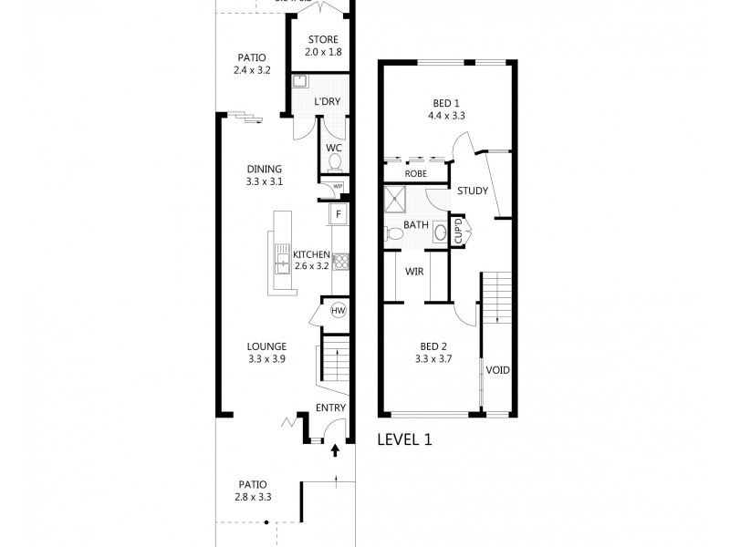 2/42-52 Perkins Street, South Townsville QLD 4810 Floorplan